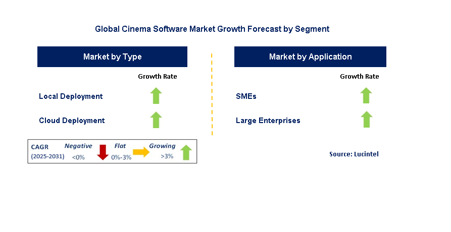 Cinema Software Market by Segment